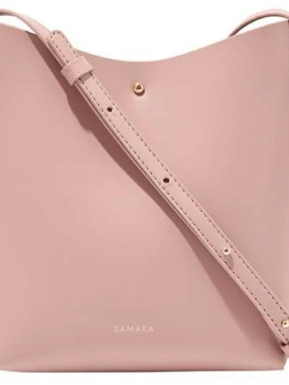 Anthropologie SAMARA Medium Shoulder Bag Peony Vegan Leather